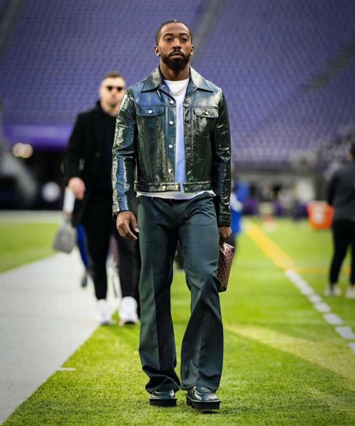Tyrod Taylor styled by Dex Robinson.